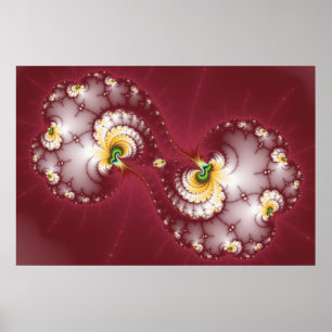 Dog Bone Chew - Fractal Poster