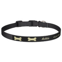 Dog Bone Custom Name Collar
