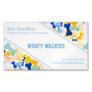 dog bone design business Stationery Business Card