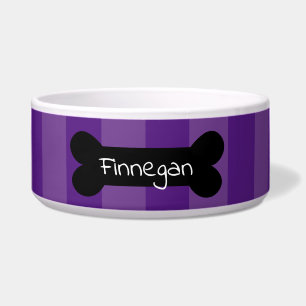 Dog Bone Design Dog Food Bowl - HAMbWG