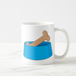 Dog Bone In Bowl Coffee Mug
