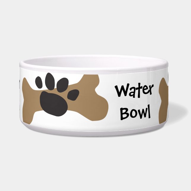 Dog Bone & Paw Print (Front)