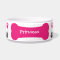 Dog Bone & Paw Prints Personalised Pet Dog Bowl