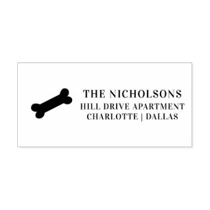 Dog Bone Pet Animal Chic Self-inking Stamp