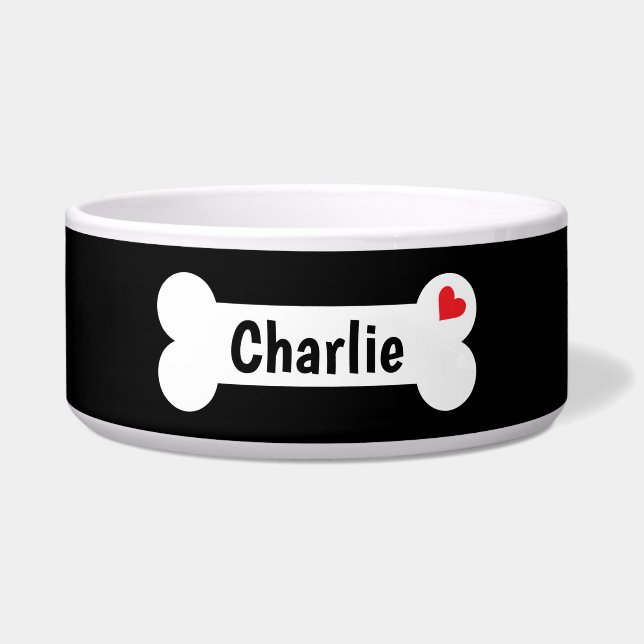 Dog Bone With Heart  (Front)