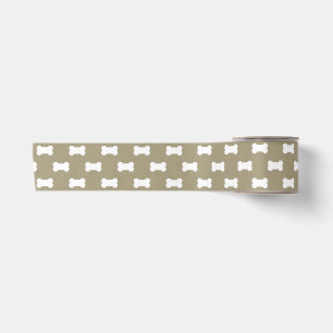 dog bones satin ribbon