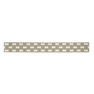 dog bones satin ribbon