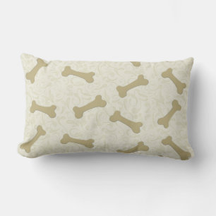 Dog Bones Throw Pillows