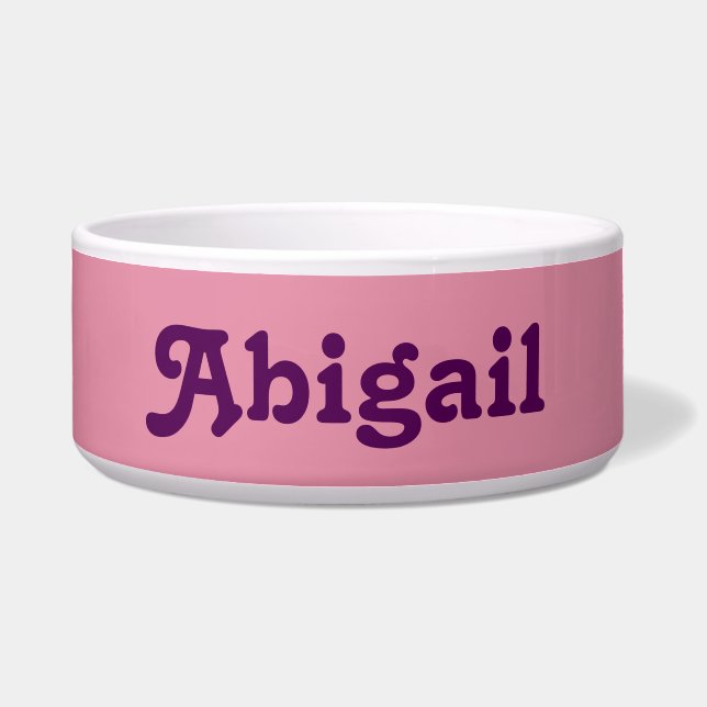 Dog Bowl Abigail (Front)