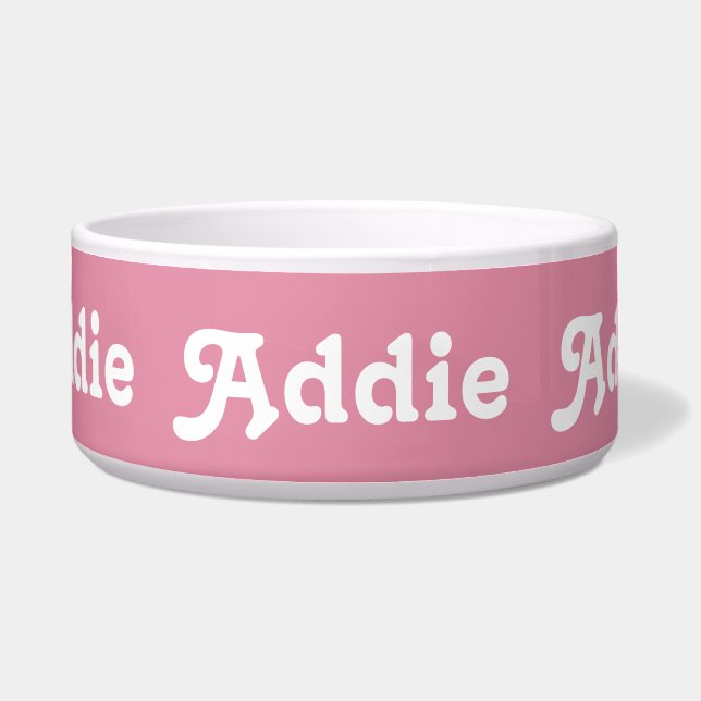 Dog Bowl Addie (Front)