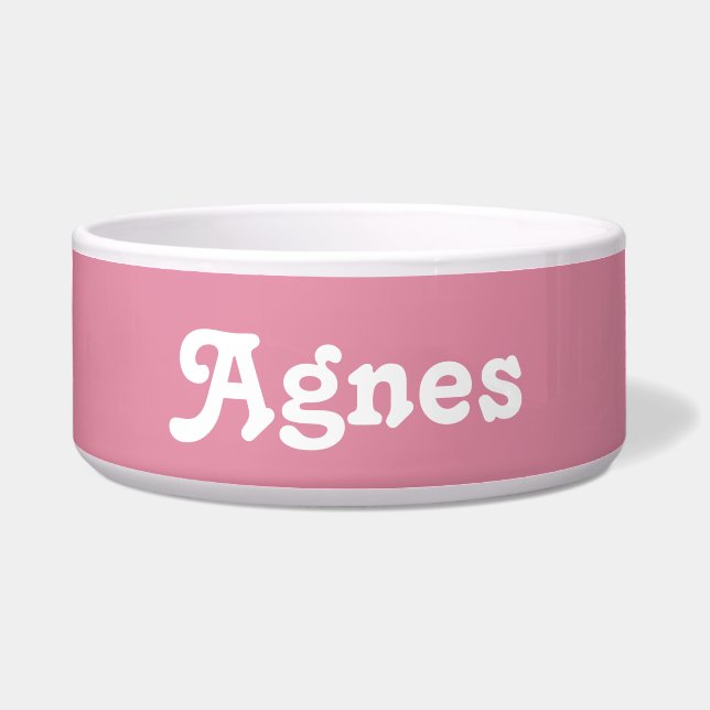 Dog Bowl Agnes (Front)