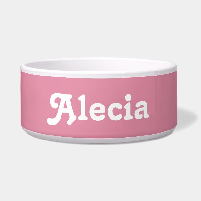 Dog Bowl Alecia (Front)
