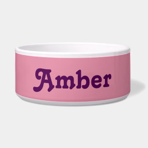 Dog Bowl Amber