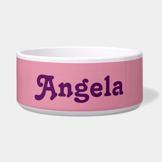 Dog Bowl Angela (Front)