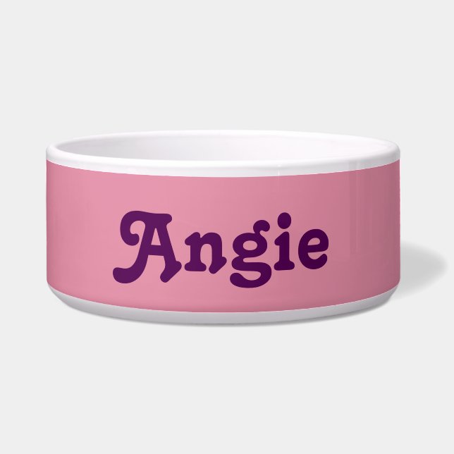 Dog Bowl Angie (Front)