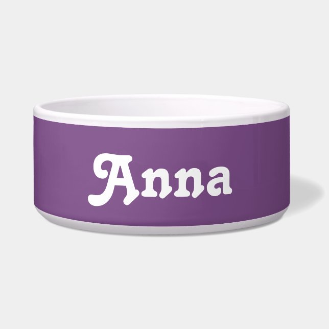 Dog Bowl Anna (Front)