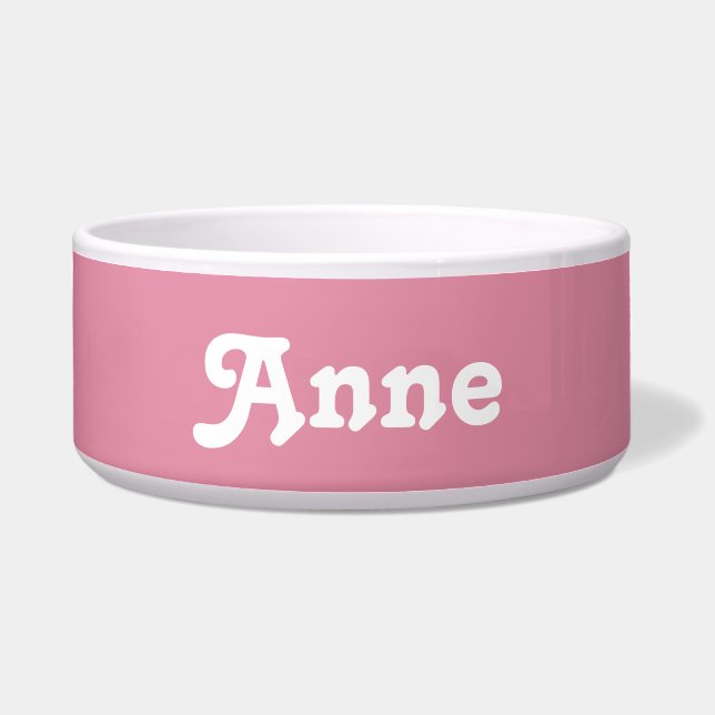 Dog Bowl Anne (Front)