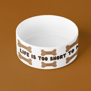 Dog bowl biscuit design pet dish