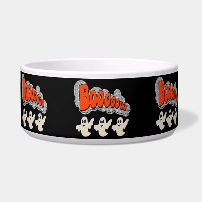 Dog Bowl Boo Ghosts (Front)