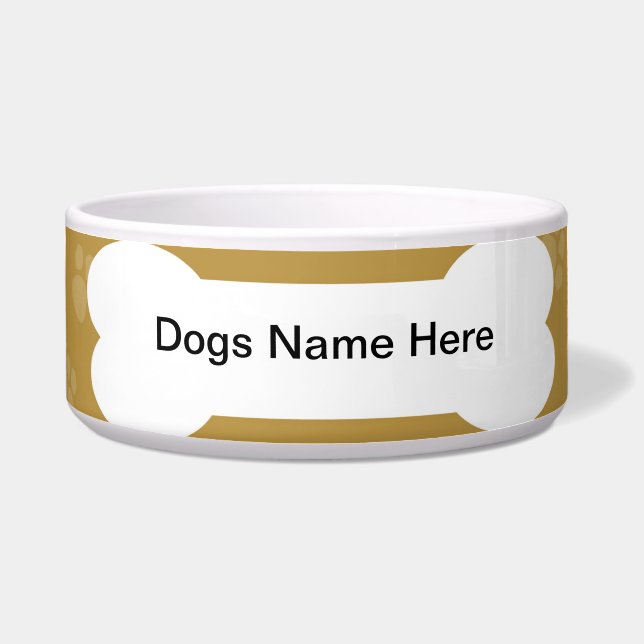 Dog Bowl - Customisable (Front)
