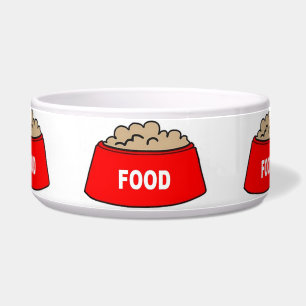 Dog Bowl Food Bowl Red Food