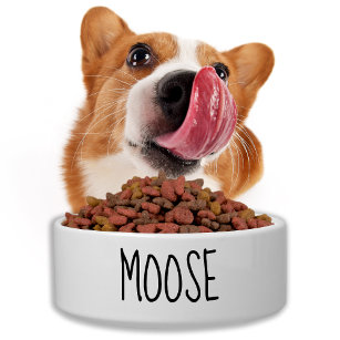 Dog Bowl - Rae Dunn Inspired Puppy Ceramic Dog