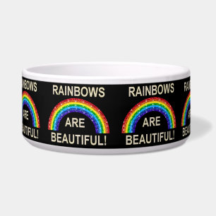 Dog Bowl Rainbows Are Beautiful