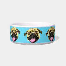 Dog Bowl With Dog Picture