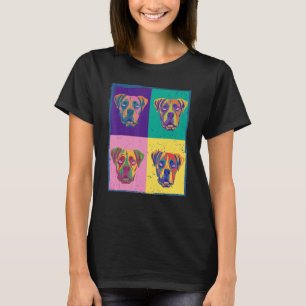 Dog Boxer Pet Animal Painting Graphic T-Shirt