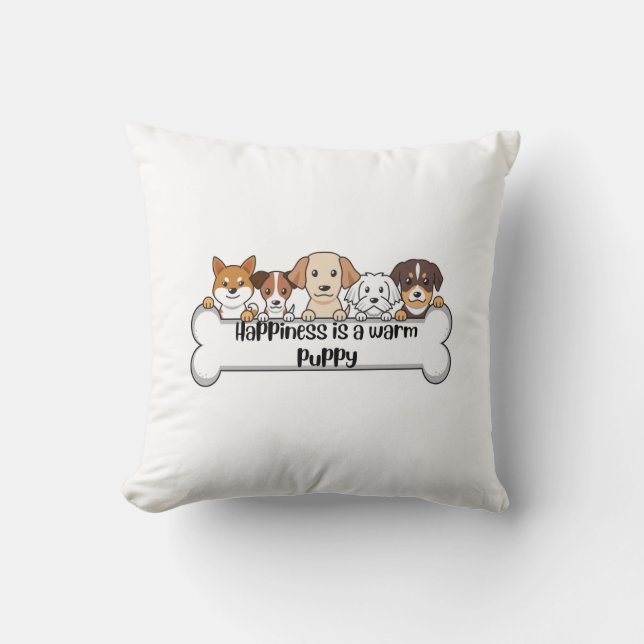 Dog Breed Art Prints | dog lover Cushion (Front)