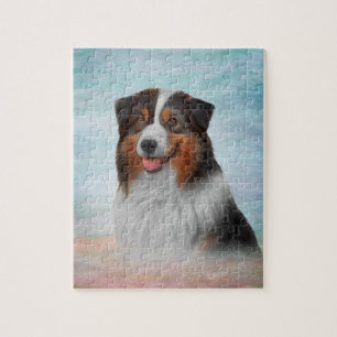 Dog breed Australian Shepherd Jigsaw Puzzle