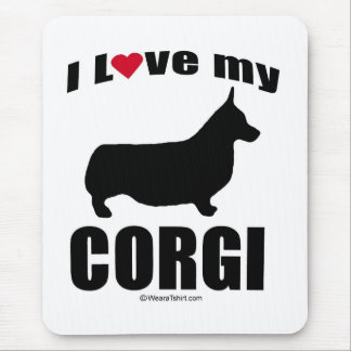"DOG BREED" - CORGI - "I LOVE MY CORGI" MOUSE PAD