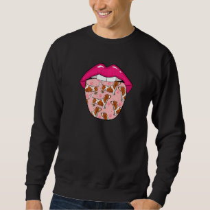 Dog Breed Tongue Pet Basset Hound Sweatshirt