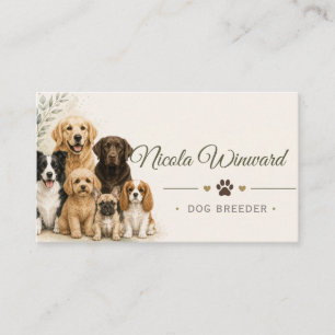 Dog Breeder Business Card