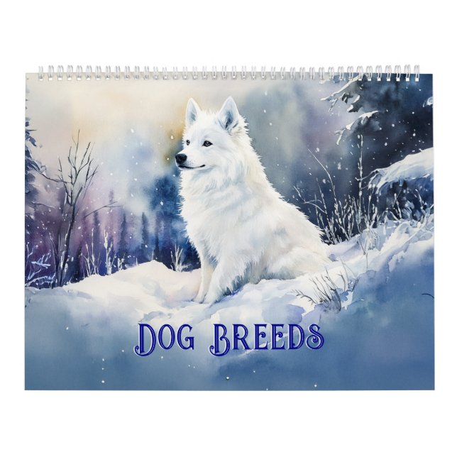Dog Breeds - Large Calendar (Cover)