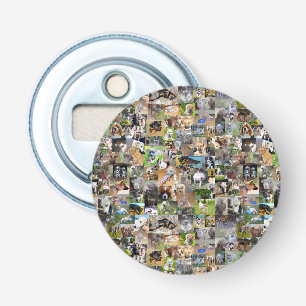 Dog Breeds Photo Collage,  Bottle Opener