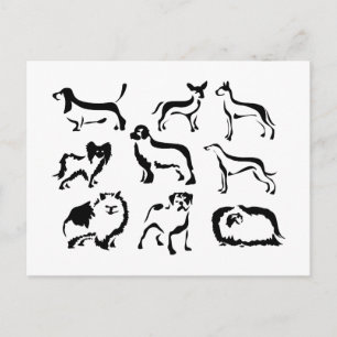 Dog Breeds Postcard