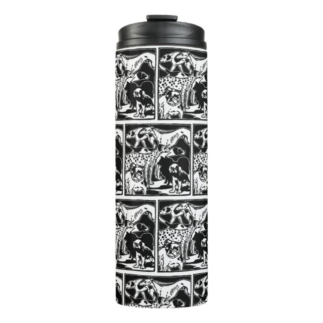"Dog Breeds" Thermal Tumbler (Front)