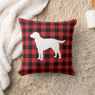Dog Buffalo Check Mountain Cushion