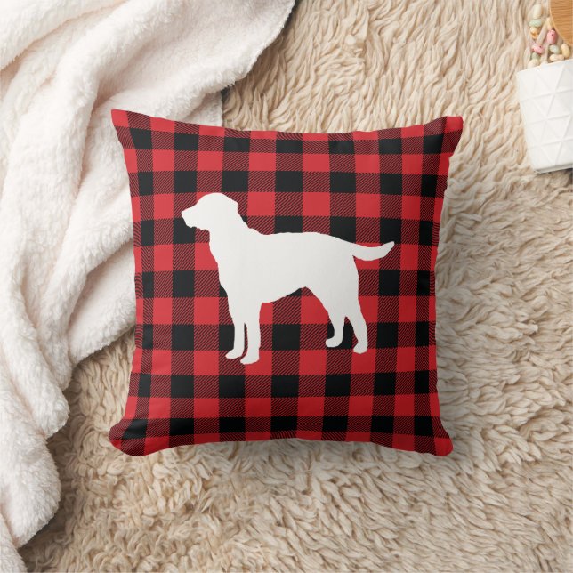 Dog Buffalo Check Mountain  Cushion (Blanket)