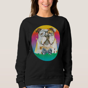 Dog   Bulldog Womens Colourful English Bulldog Men Sweatshirt