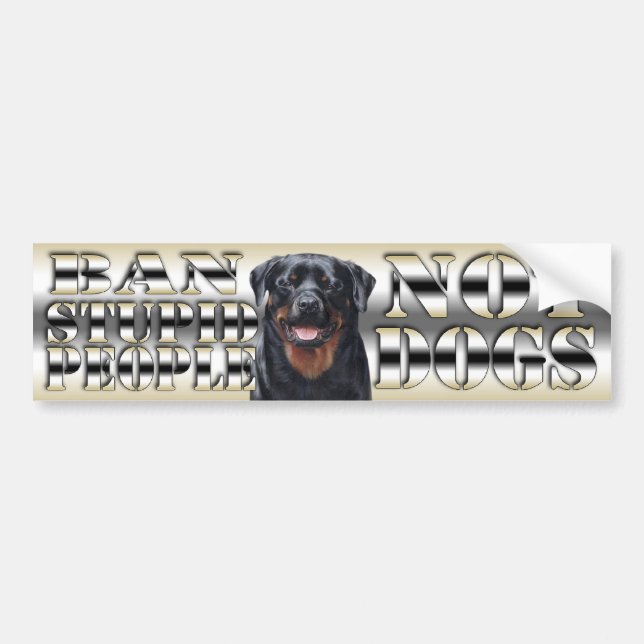 dog bumper sticker (Front)