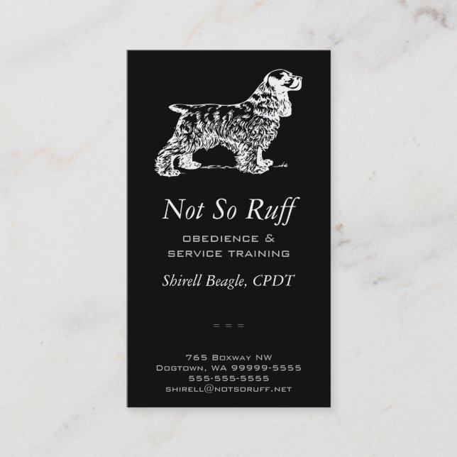 Dog Business Card (Front)