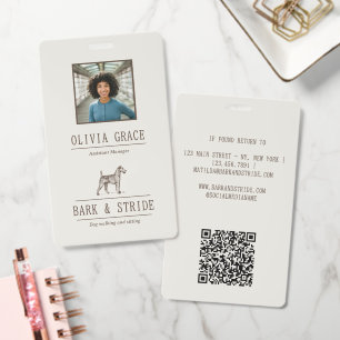 Dog Business Custom Name Badge Personalised ID Badge