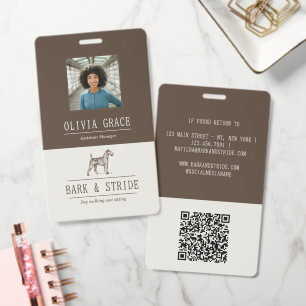 Dog Business Custom Name Badge Personalised ID Badge