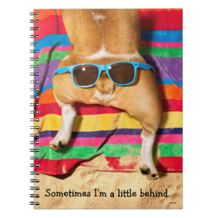 Dog Butt With Sunglasses Notebook