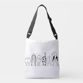 Dog Butts Crossbody Bag