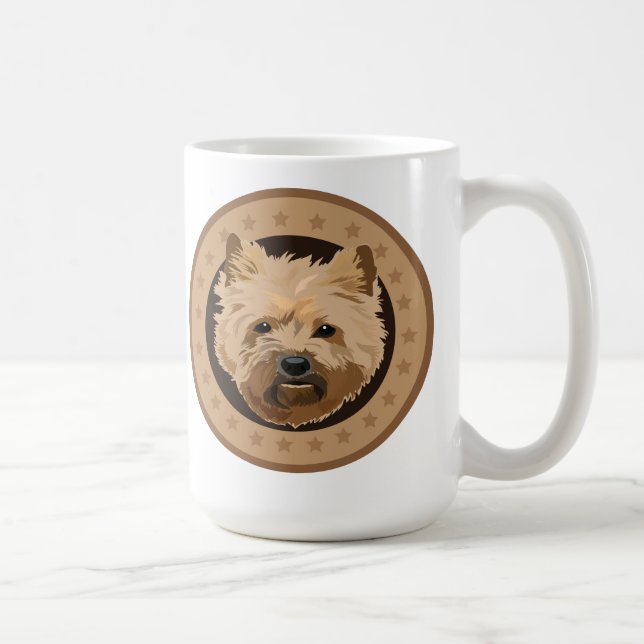 Dog cairn terrier coffee mug (Right)