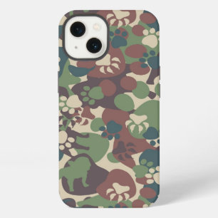 Dog Camouflage Pattern iPhone Case