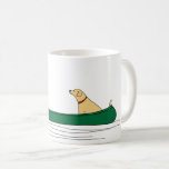 Dog Canoe Trip Mug<br><div class="desc">A wonderful illustration called "Dog Paddle" that you can personalise by adding a message or name to OR you can delete it and enjoy the illustration with no message or personalisation at all!</div>